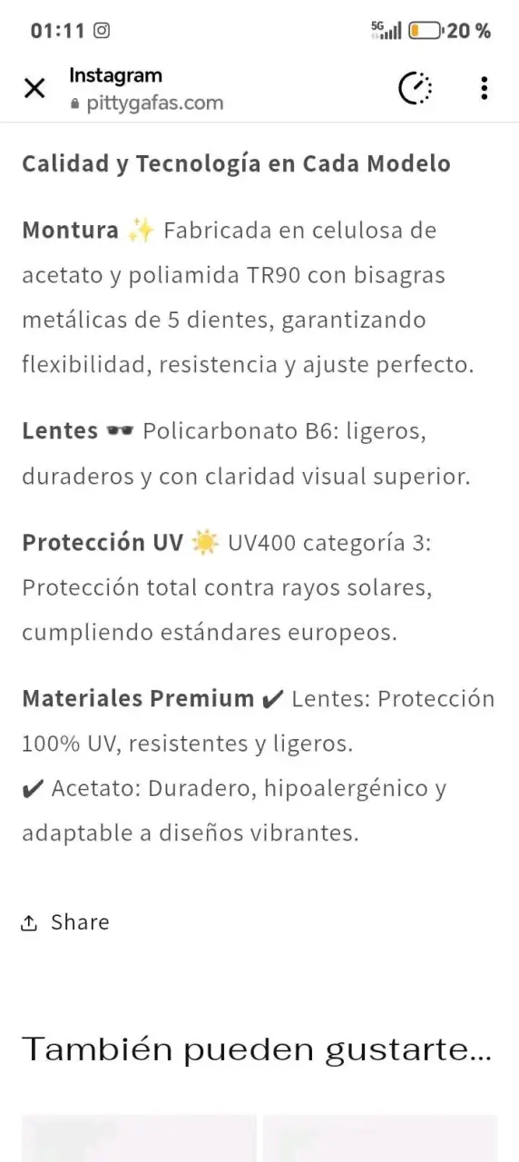 Gafas de sol Pitty - 6