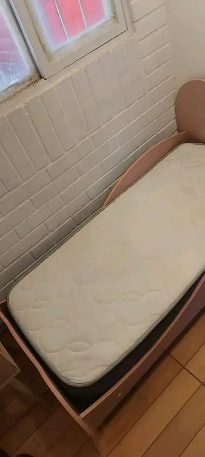 Cama infantil transición con colchón - miniatura 1