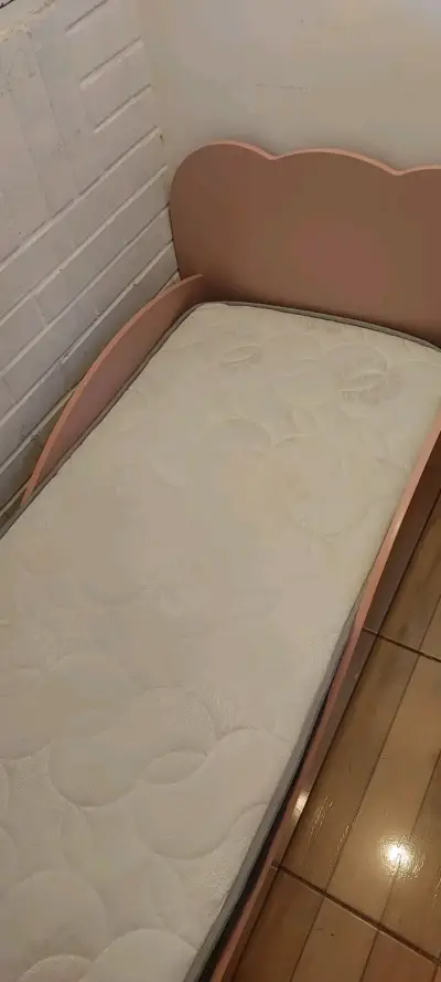 Cama infantil transición con colchón - miniatura 2