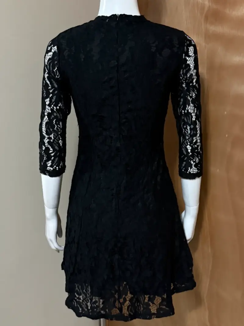 Vestido negro de encaje - 2