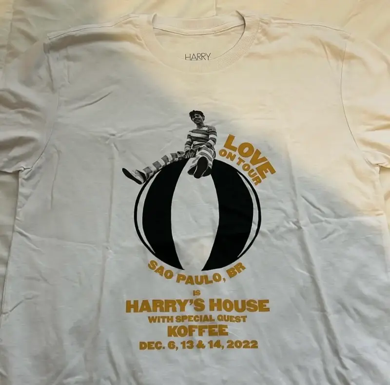Polera tour Harry styles