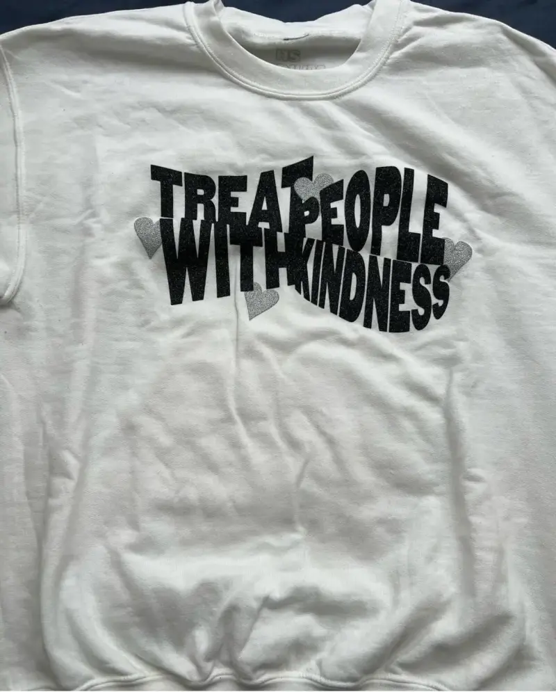 Poleron blanco 'Treat People With Kindness' - 2