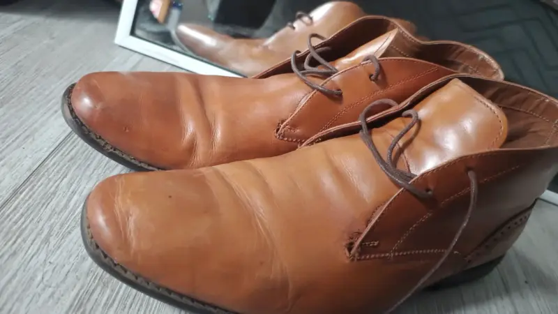 Zapatos de cuero marrón - 2