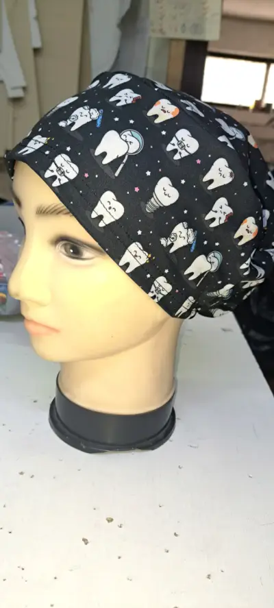 Gorro dentista estampado divertido - miniatura 1