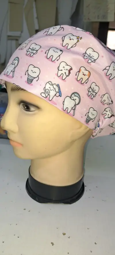 Gorro dentista estampado divertido - miniatura 2