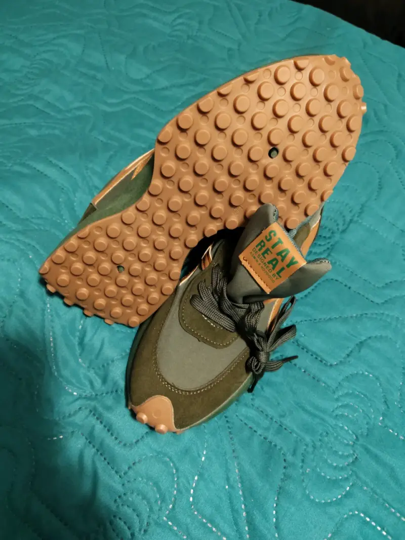 Zapatillas deportivas verde y rosa - 2