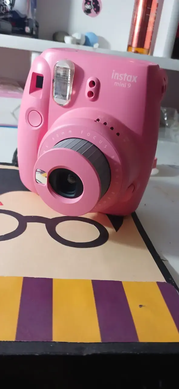 Cámara instantánea rosa Instax Mini 9 - 1