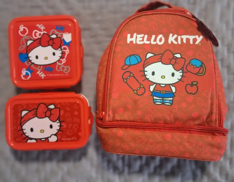Lonchera y cajas Hello Kitty - 1