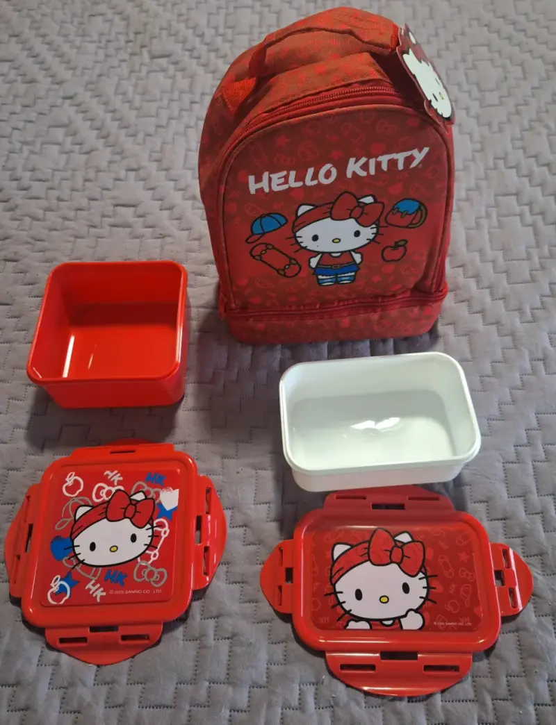 Lonchera y cajas Hello Kitty - 2