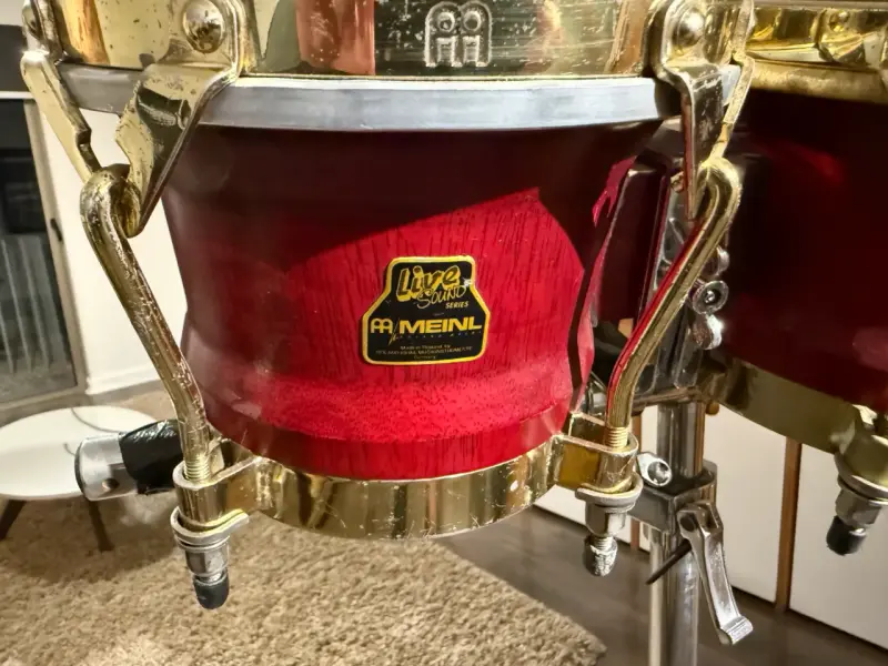 Bongo Meinl Live sound + atril, top de línea - 1