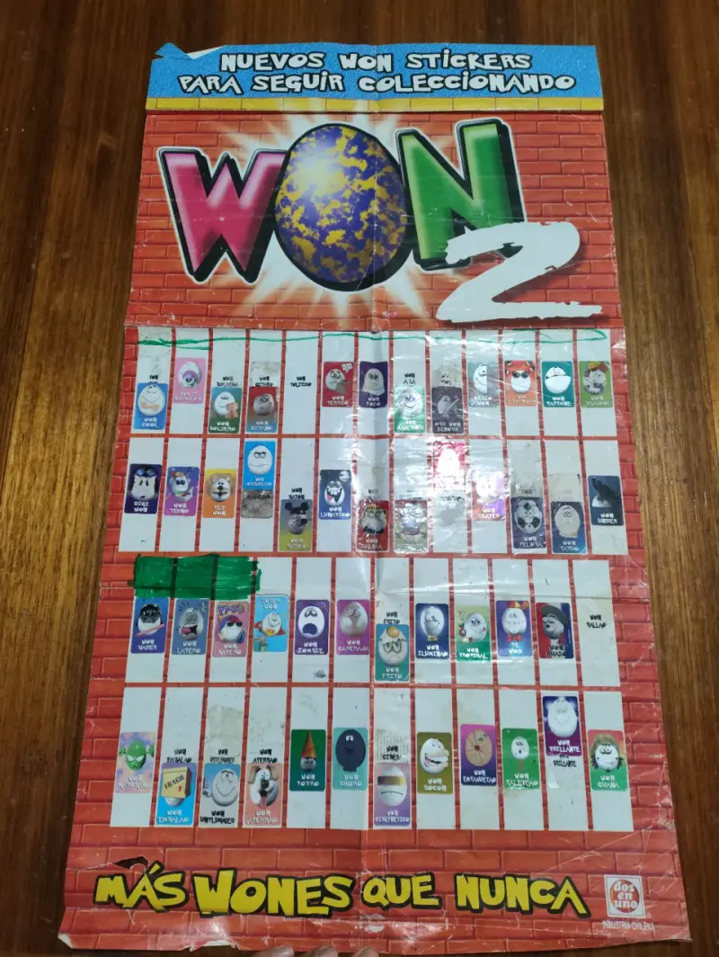 Álbum de stickers Won 2 - 2