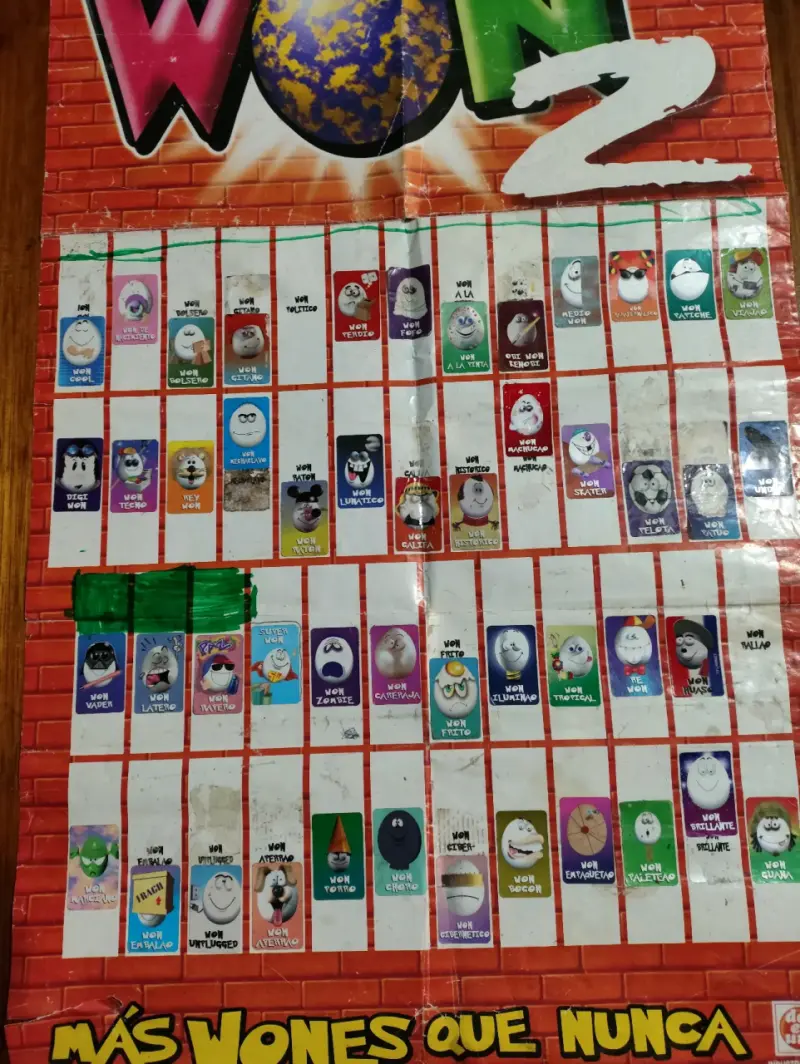 Álbum de stickers Won 2 - 4