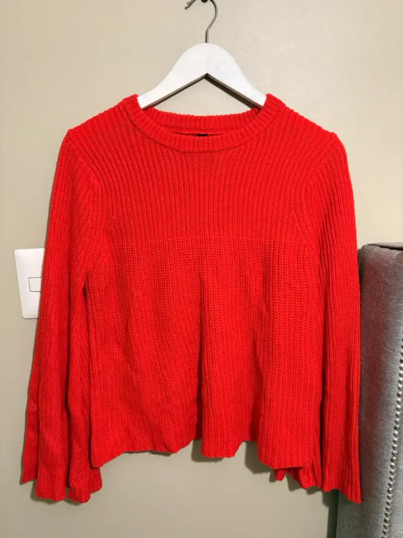 Chaleco rojo talla L