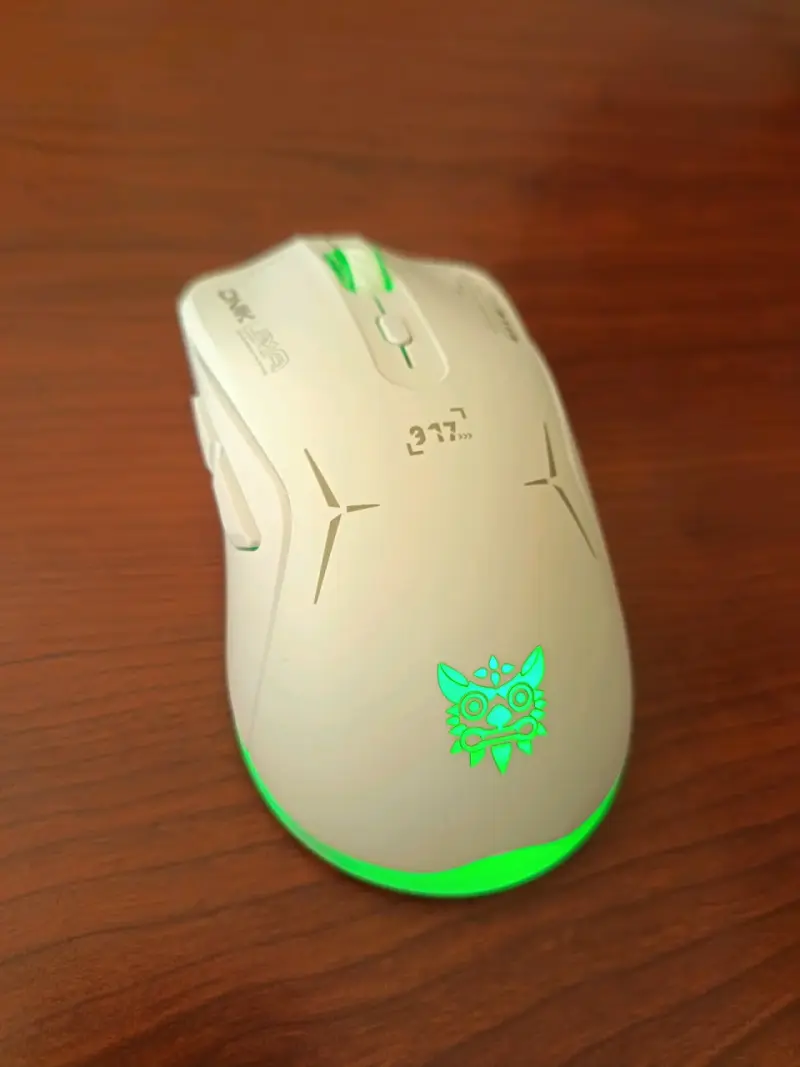 Mouse inalámbrico blanco cw907 - 2