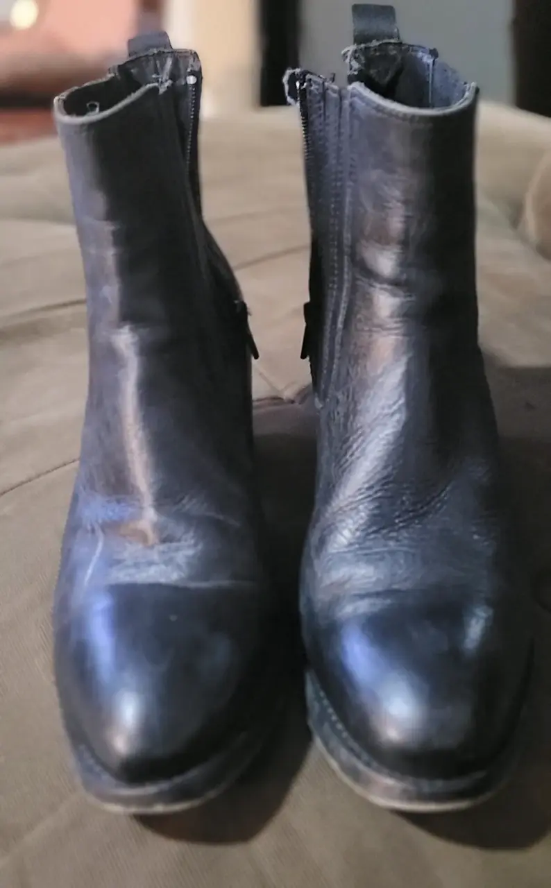 Botines negros de cuero - 3