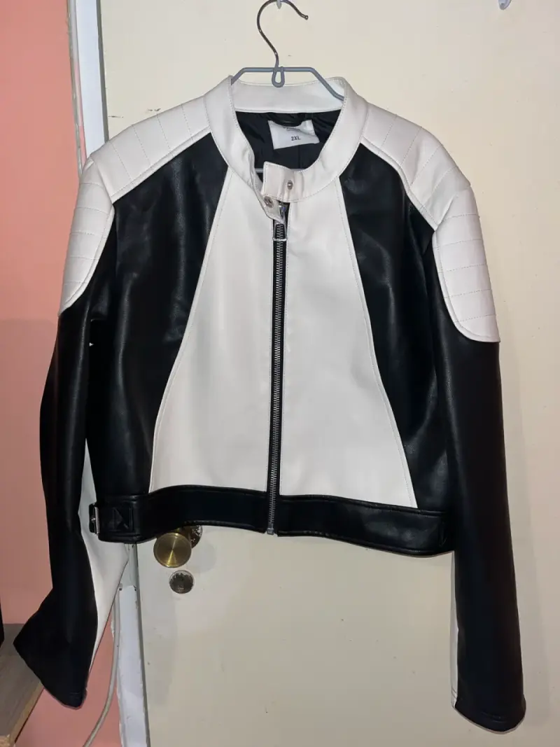 Chaqueta mujer cuero sintético - 2