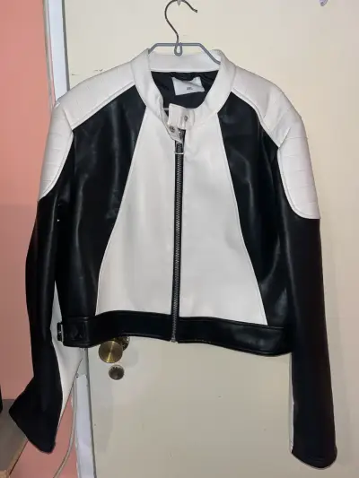 Chaqueta mujer cuero sintético - miniatura 2