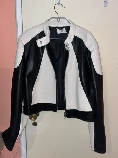 Chaqueta mujer cuero sintético - miniatura 4