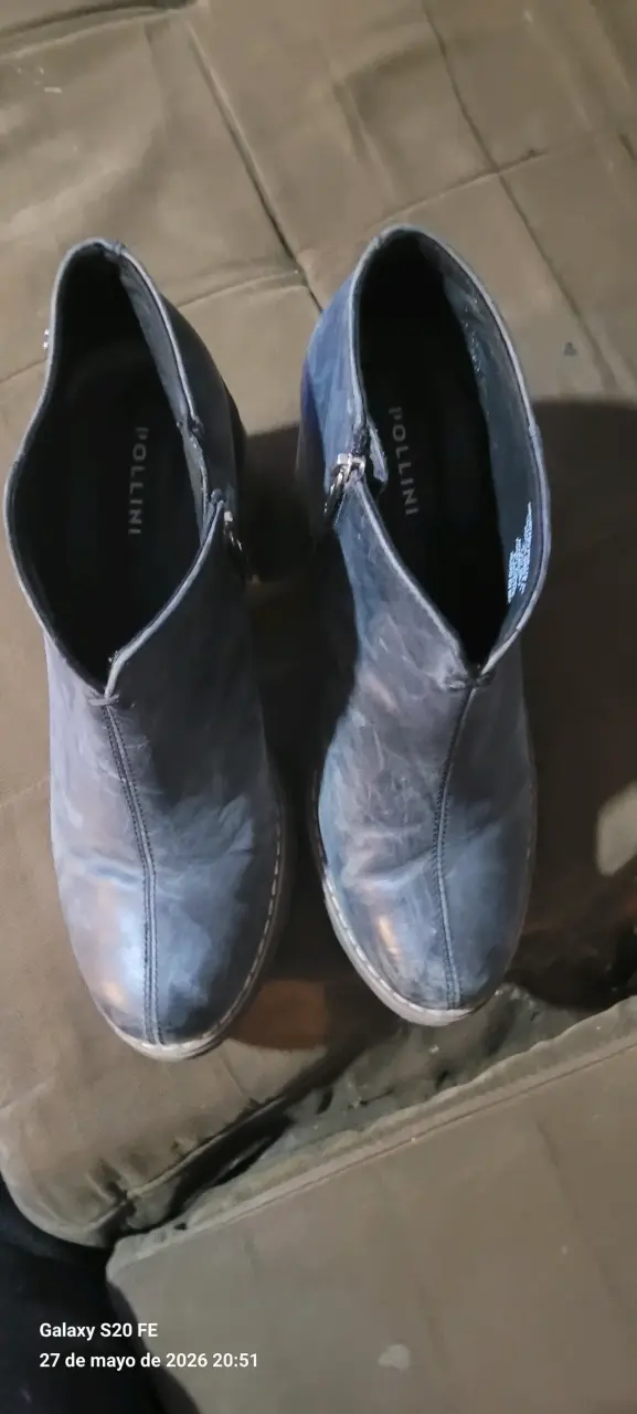 Botines Pollini azules - 1