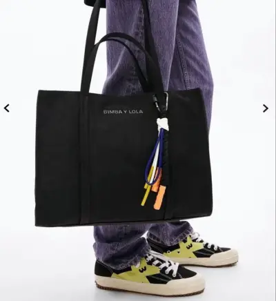 Bolso negro Bimba y Lola - miniatura 1