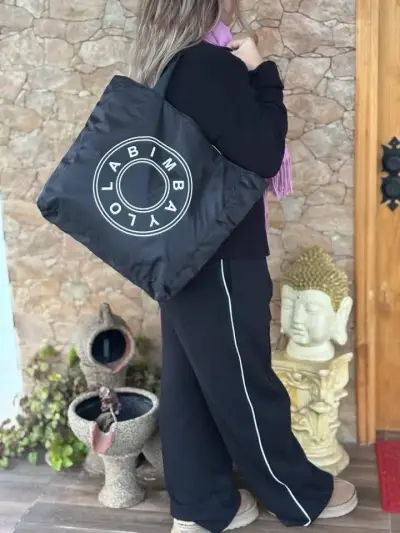 Bolso tote negro Bimbaylola - miniatura 1
