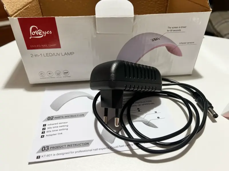 Lámpara LED/UV de uñas Loveyes - 4