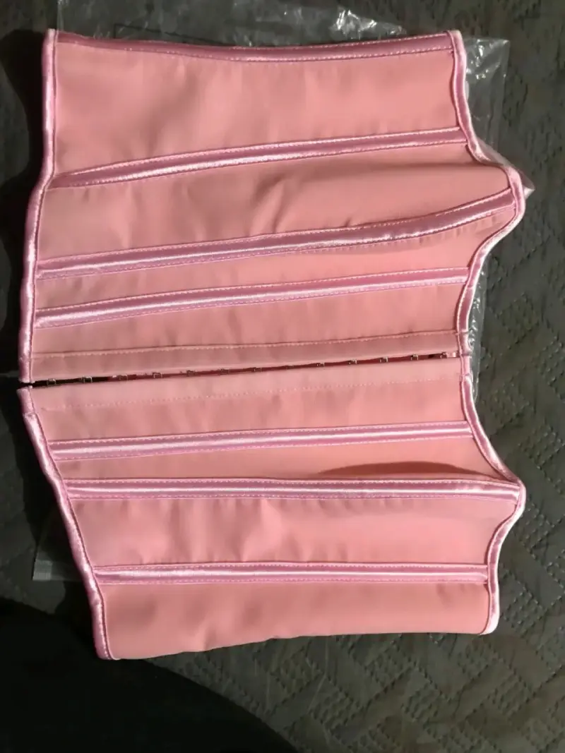 Corset modelador rosa - 1