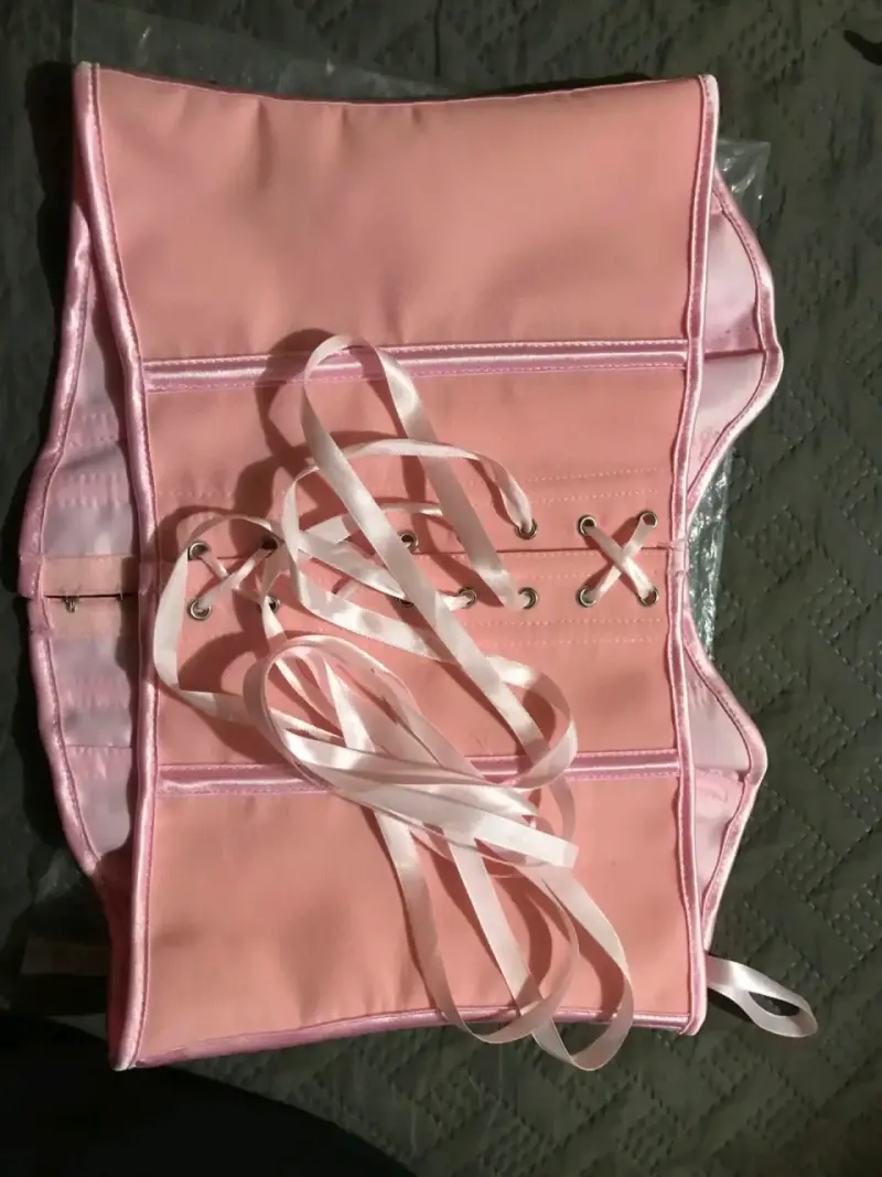 Corset modelador rosa - 2