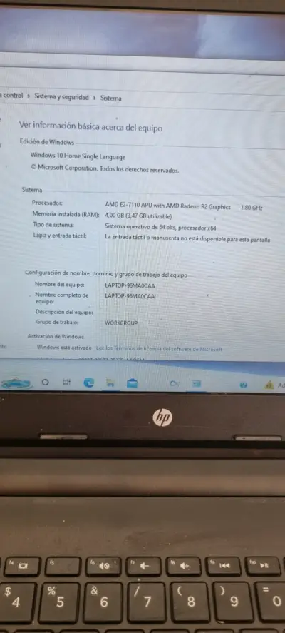 Laptop HP funcional - miniatura 3