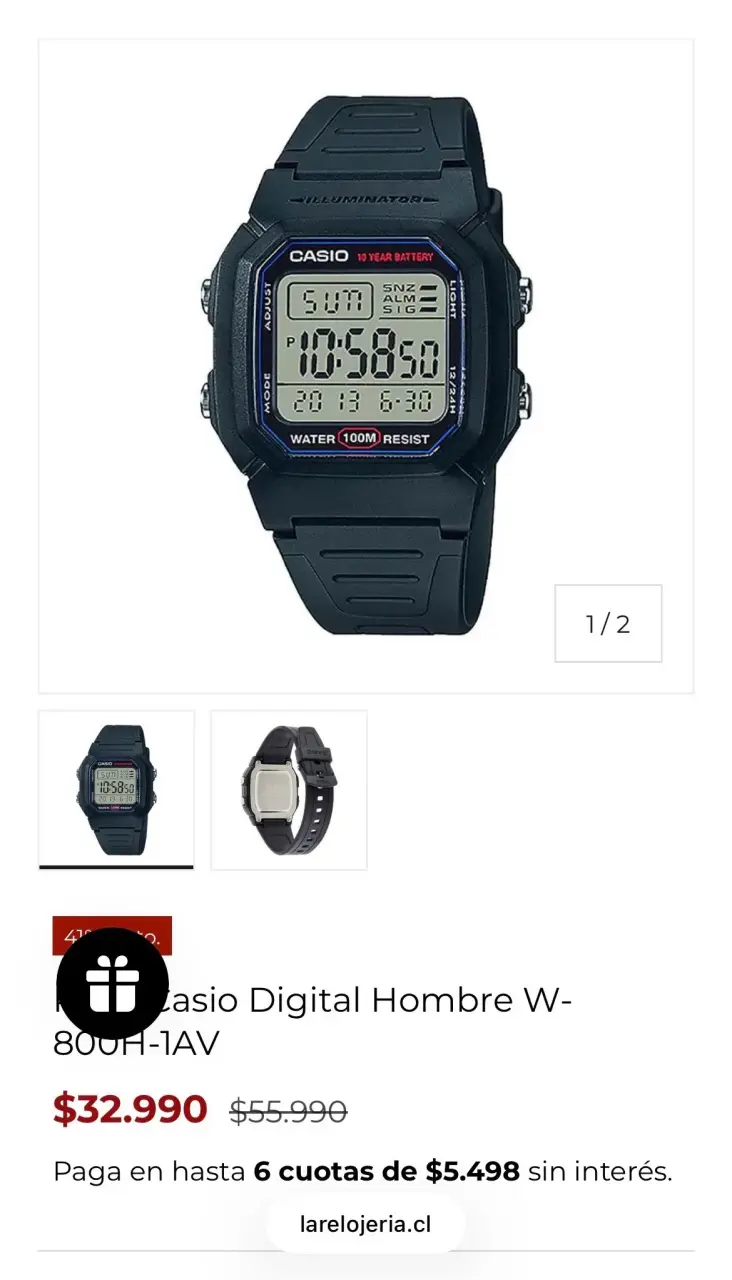 CASIO W-800H - 4