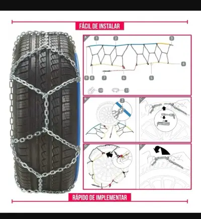Cadenas para nieve - Kn80-12mm - miniatura 4