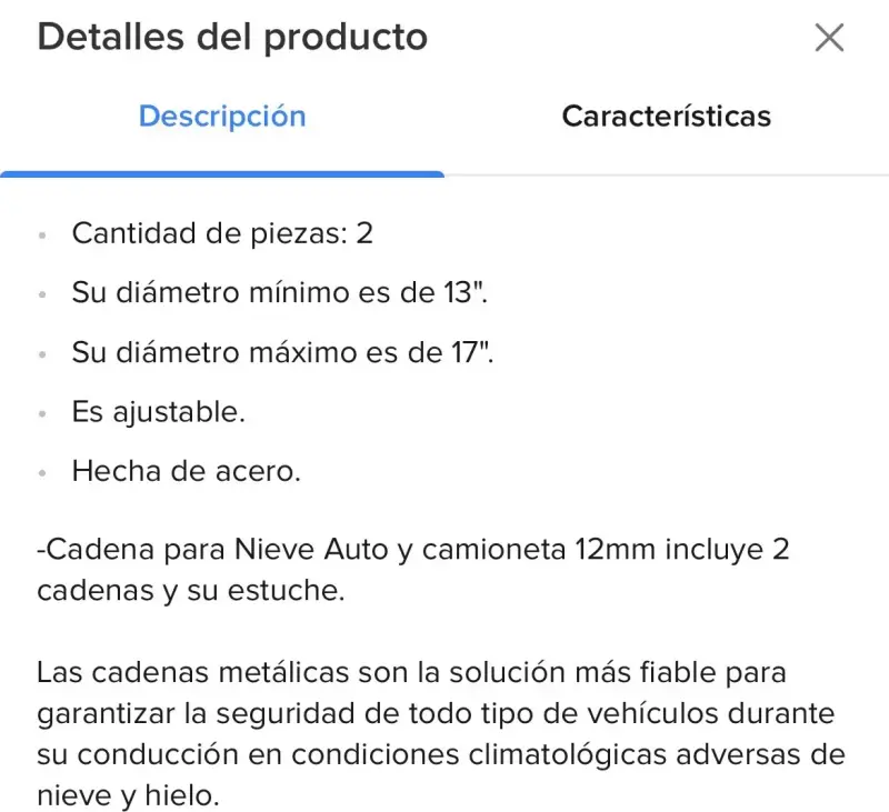Cadenas para nieve - Kn80-12mm - 6