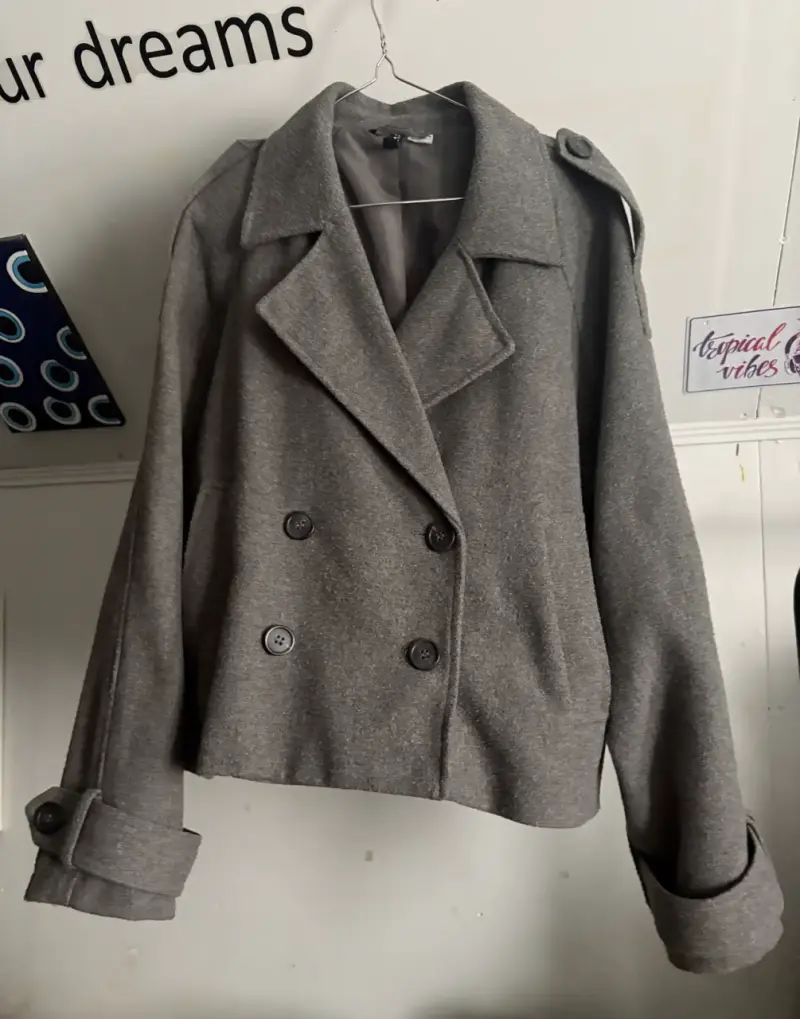 Abrigo gris H&M - 1