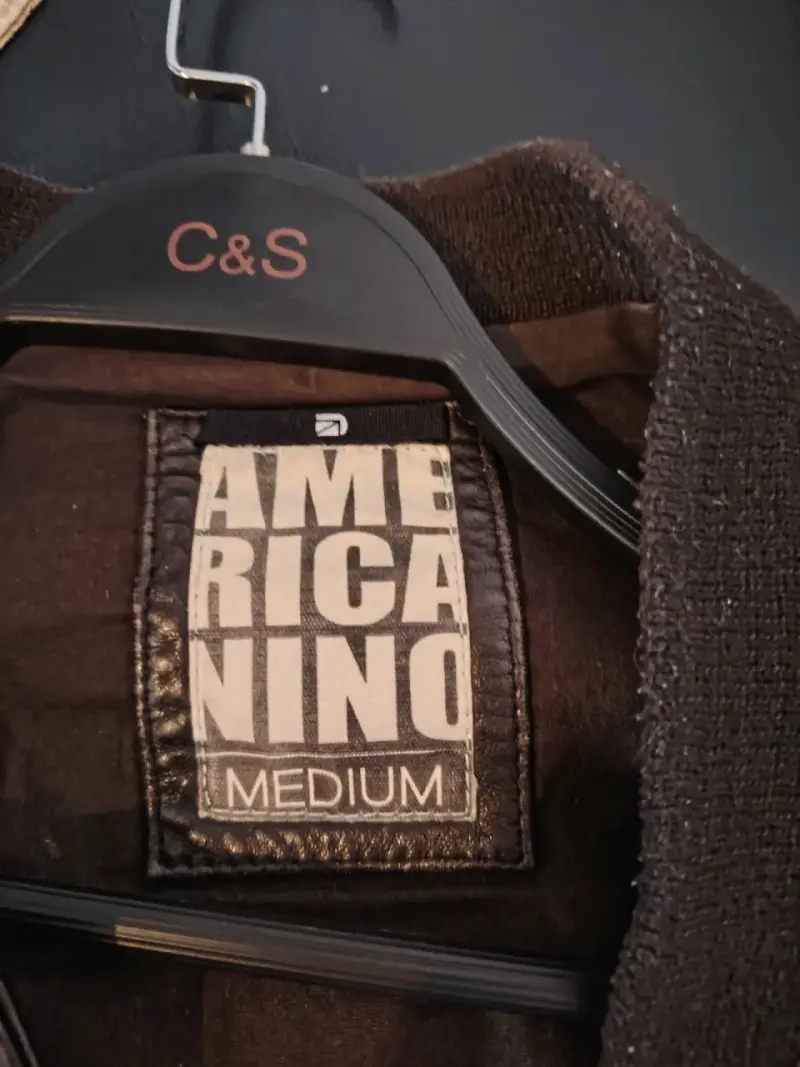 Chaqueta de cuero marrón - 3