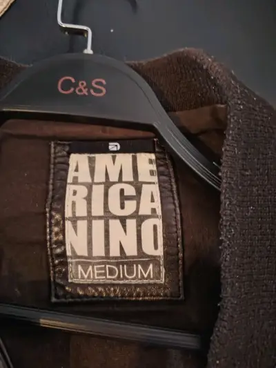 Chaqueta de cuero marrón - miniatura 3