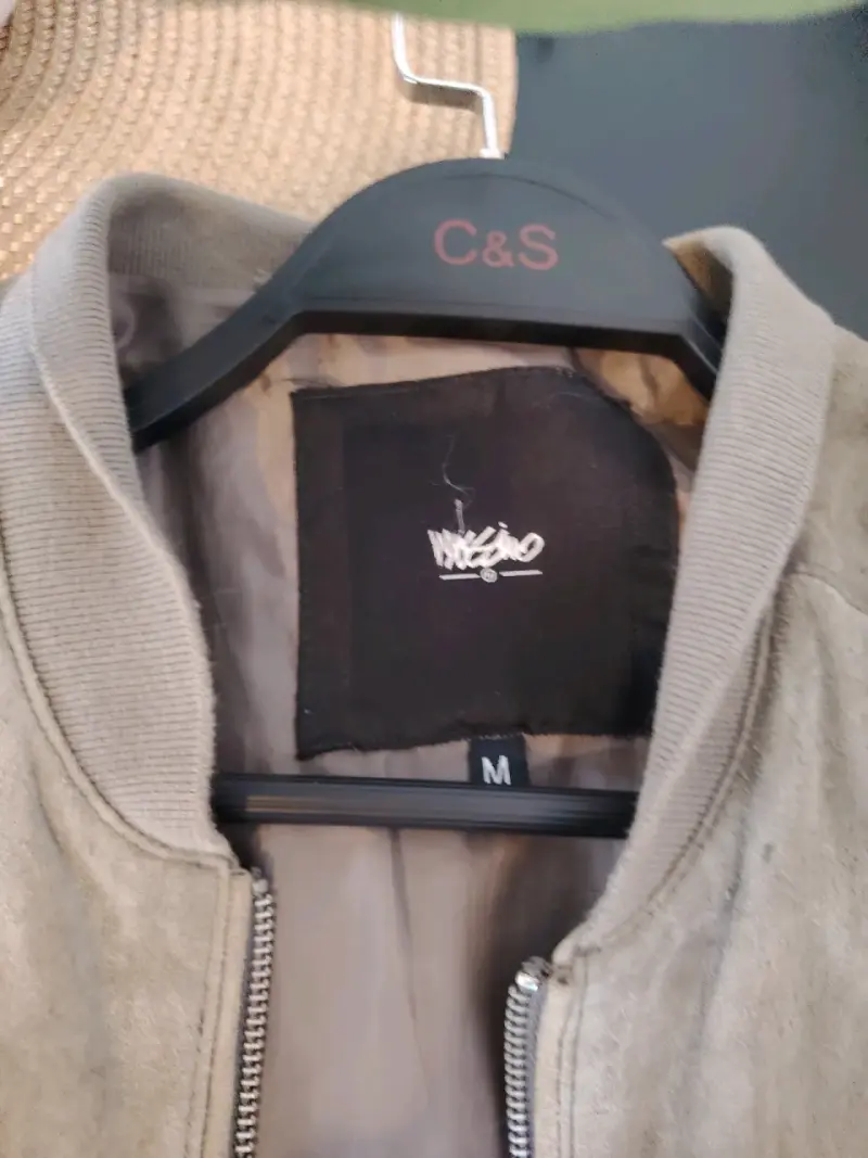 Chaqueta de gamuza café Mossimo - 5