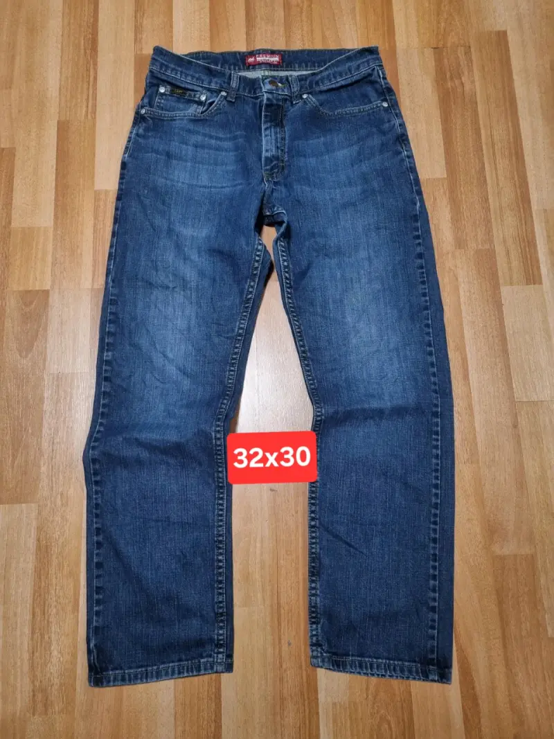 Jeans azul clásicos para hombre - 2