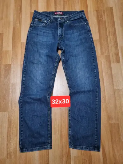 Jeans azul clásicos para hombre - miniatura 2