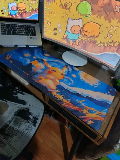 Alfombrilla de escritorio Pikachu 90x40 - miniatura 1