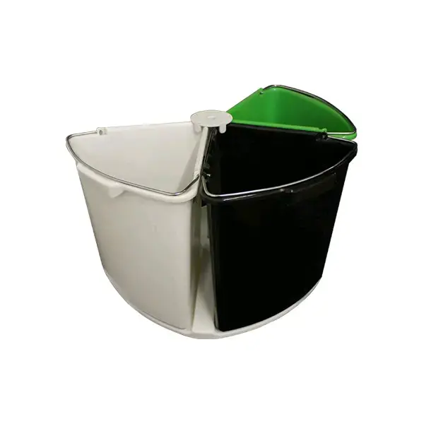 Basurero Ecológico Mueble Cocina Giratorio 3 Nivel - 1