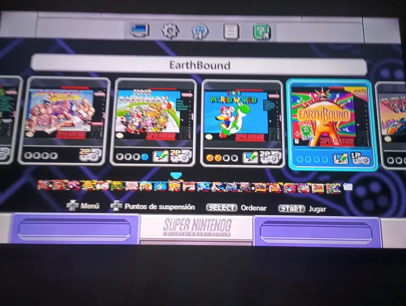 Consola Super Nintendo con mandos - 4