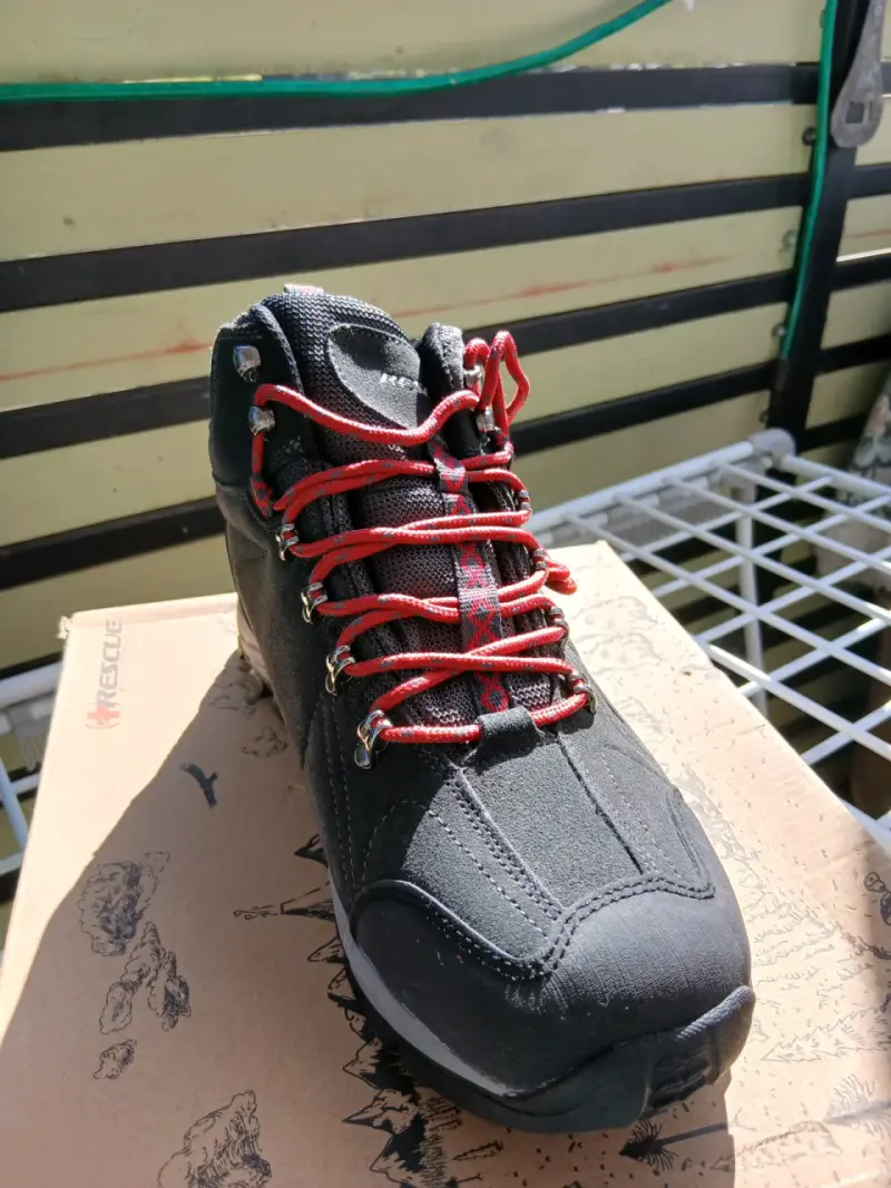 Botas de trekking negras y azules - 3
