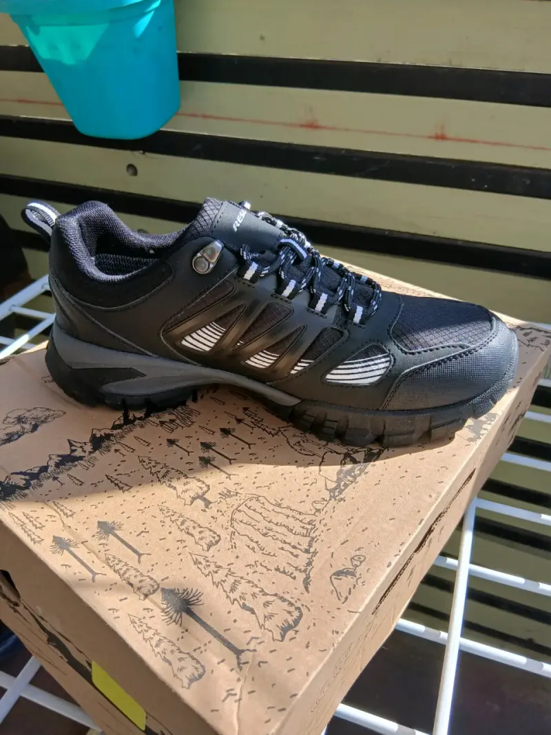 Botas de trekking negras y azules - 5