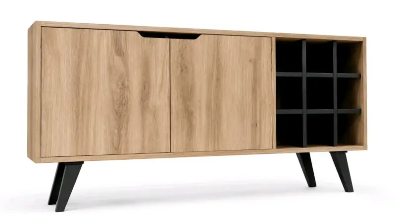 Rack Bar De Madera moderno - 1
