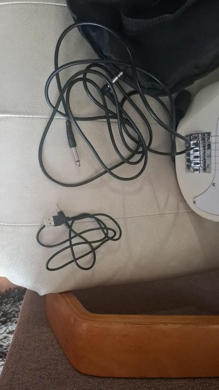 Guitarra eléctrica blanca Epic - 3