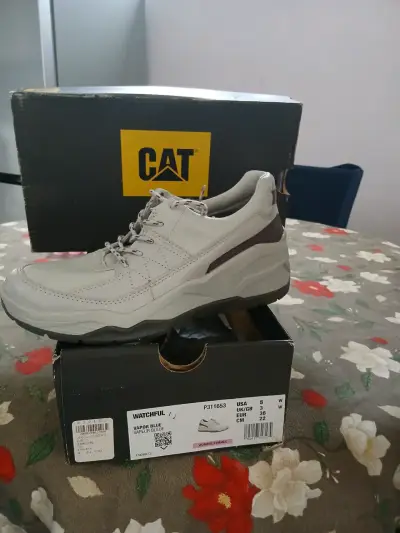 Zapatillas CAT mujer blancas - miniatura 3