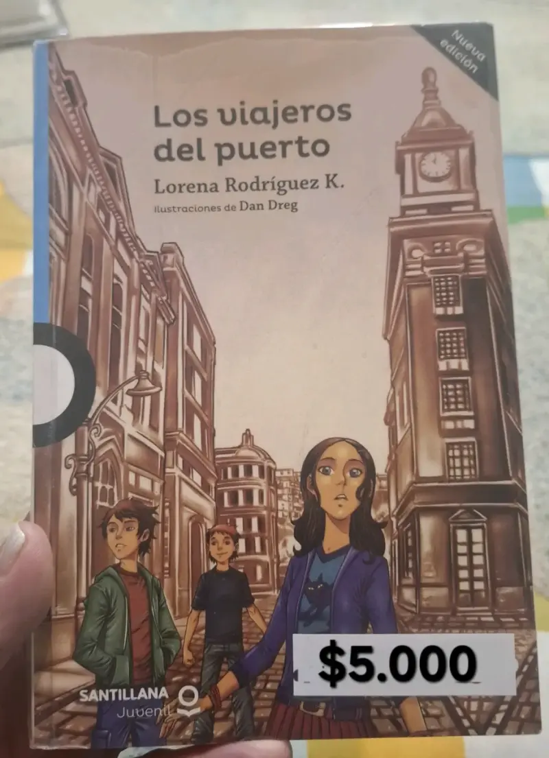 Libro 'Los viajeros del puerto' Santillana