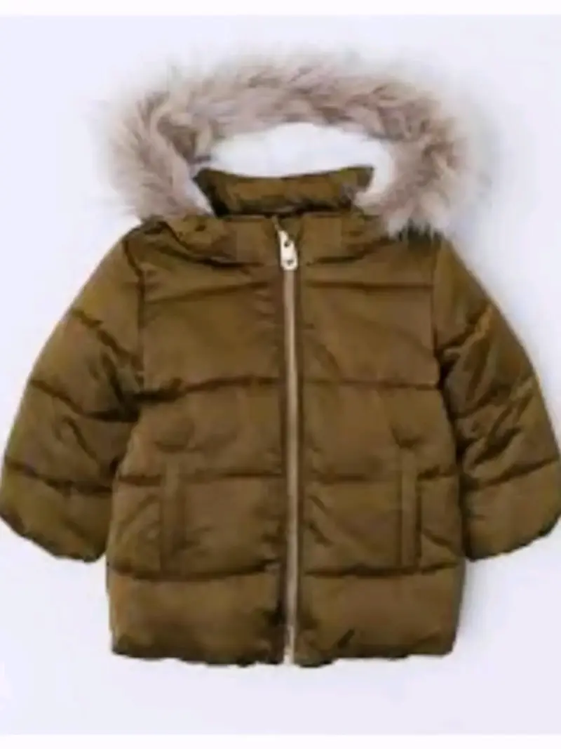 Parka de niño con capucha de peluche - 2