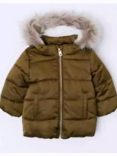 Parka de niño con capucha de peluche - miniatura 2