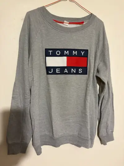 Polerón gris Tommy Jeans - miniatura 1